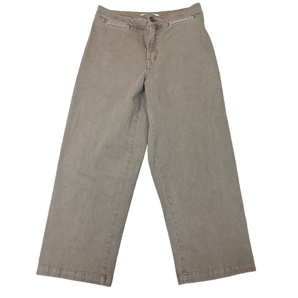 The Petite Emmett Wide-Leg Crop Pant:
Welt Pocket Edition